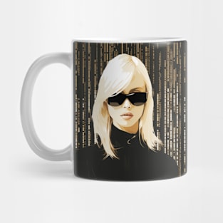 Futuristic Portrait: Embrace the Matrix-Inspired Aesthetic Mug